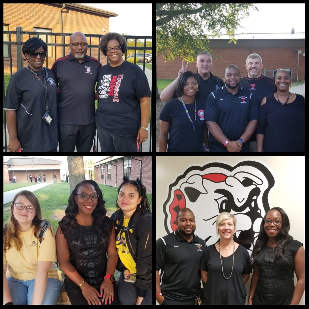 lmkinard's tweet photo. We've got School Spirit! One color. One School. One mission. #THSready #BlackOut #WeAreSuccess https://t.co/cwmf6mjna8