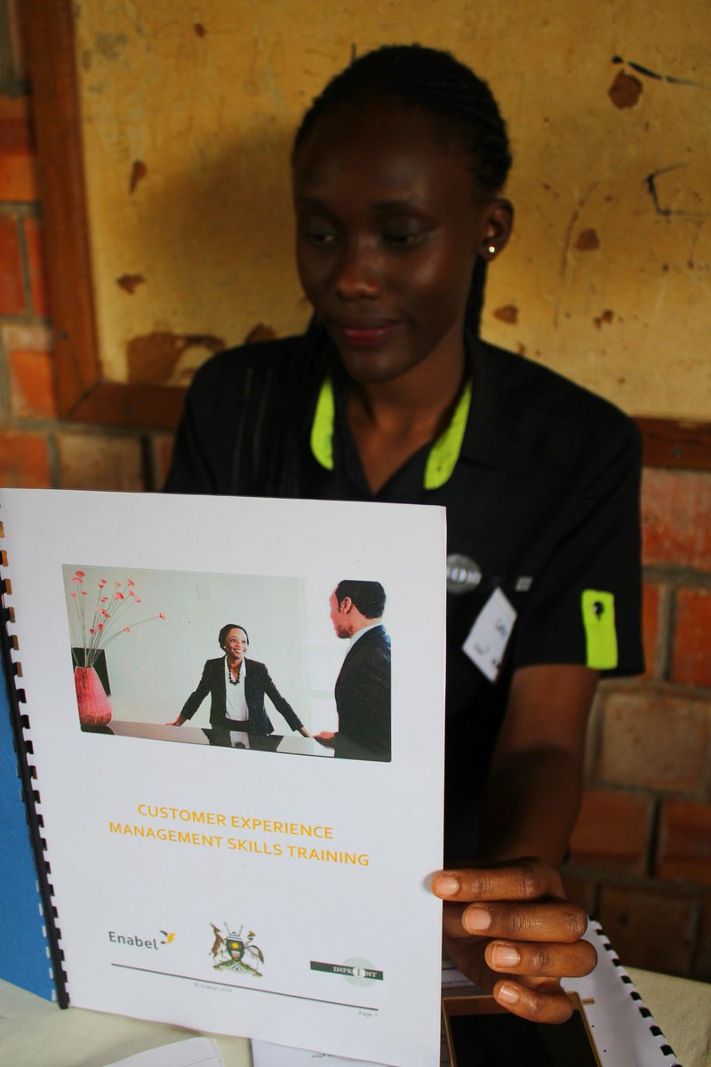 EnabelinUganda's tweet photo. Ongoing: A 2-day skills development training in customer service for Millennium Business School organized by the #SDHRproject in synergy with the #SSUproject. In this training, participants are guided on how to identify customers' needs and employ client friendly attitudes. https://t.co/plxnck1HZk