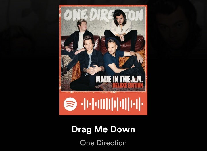 _PROMOTING1D_'s tweet photo. [SPOTIFY]

STREAM - Drag Me Down 😊

Link - https://t.co/oyb2ycLGWT

Thank u for supporting us 🙏😇

Stream - #LP1FirstTime #WMYBTO1B 

#MPN #HarryStyles #Directioners @NickelodeonBR @onedirection @Harry_Styles @LiamPayne @Louis_Tomlinson @NiallOfficial https://t.co/7mLdIRwF3n