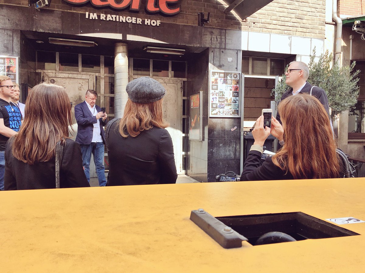 VisitDusseldorf's tweet photo. „Sound of Düsseldorf“ played at legendary places today #musictourismconvention #MusicTourismDuesseldorf https://t.co/ibOQ4GSbJ5
