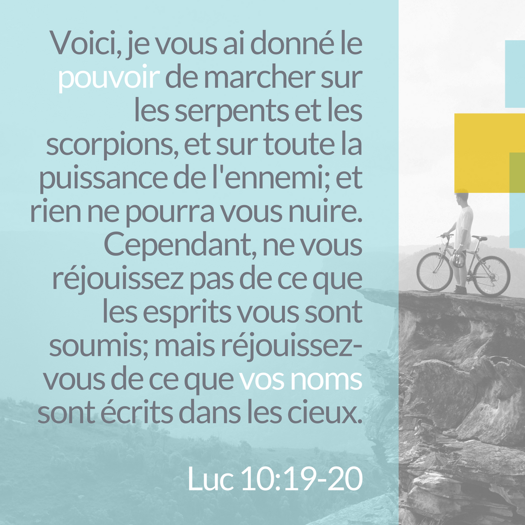 AcmoChurch's tweet photo. Behold, I give unto you power to tread on serpents and scorpions, and over all the power of the enemy: and nothing shall by any means hurt you. Notwithstanding in this rejoice not, that the spirits are subject unto you but rather rejoice, because your names are written in heaven. https://t.co/758mRUlROY