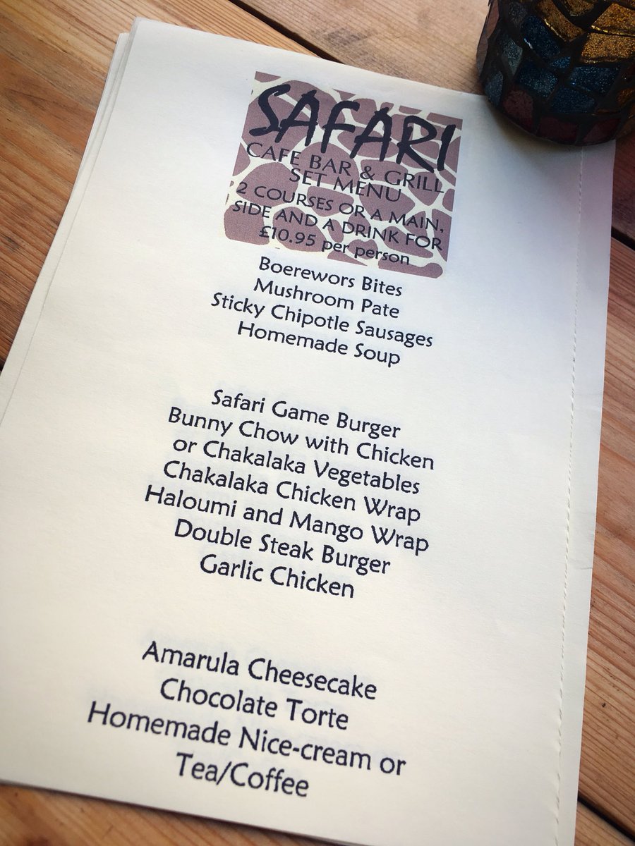 SAFARIeCATERING's tweet photo. 2 courses or a main and a drink for just £10.95 ..... Tuesday to Friday from noon until 6pm (but if it goes well we will probably extend this into the weekend)! 

Please share this with your friends and family to help spread the word - it would be very much appreciated! 😃

#NE1 https://t.co/I28jV334vk