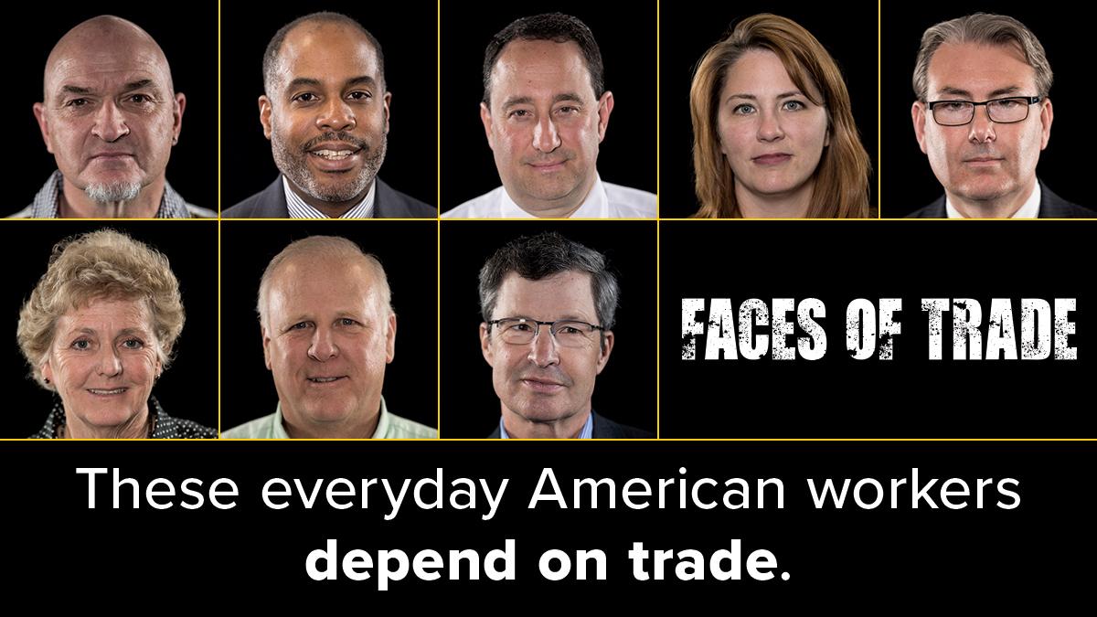 USChamber's tweet photo. #FacesofTrade: We tell the story of how #trade and #NAFTA benefit Americans https://t.co/IqaSAkYoUn https://t.co/J2aHBjHDRS