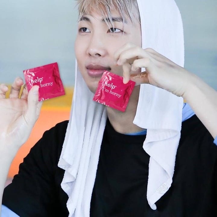 YoongiWith's tweet photo. The dianamic duo trying to get fucked and use protection ๐๐. Learn from them that the biggest mistakes come from affection without protection #BringBTStoGreece #TheAnswerIsHere @bts_love_myself @BigHitEnt @BTS_twt @bts_bighit https://t.co/imJAqbX2kz
