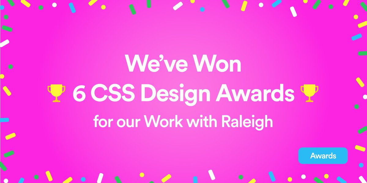 ClickyMedia's tweet image. Clicky have been awarded 6 CSS Design Awards for their work on Motus and Haibike, both in collaboration with Raleigh. Read more in our latest blog >> clicky.co.uk/2018/08/clicky…  #CSSDesign #awards