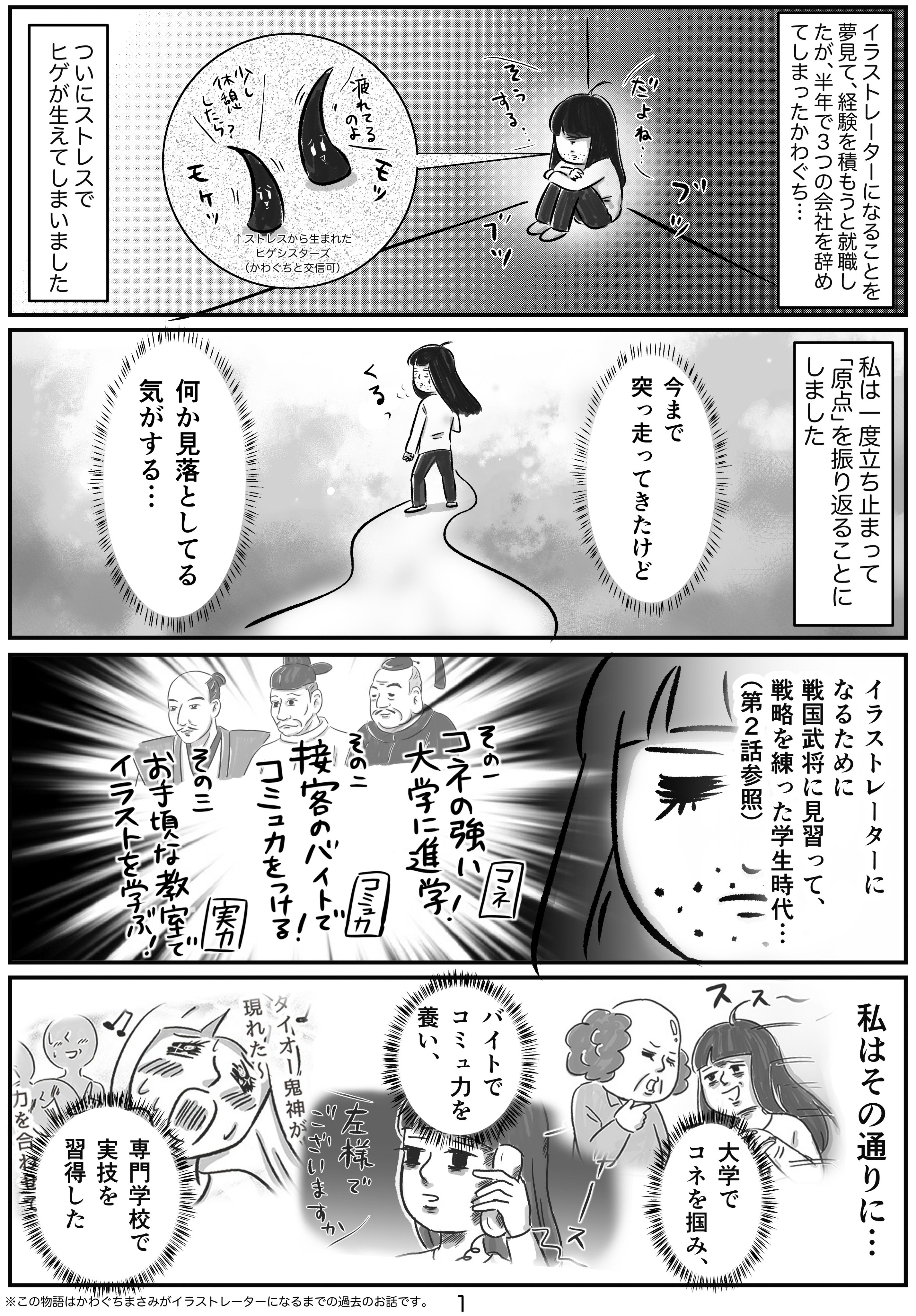 تويتر カワグチマサミ フリーランス育児本執筆 على تويتر 隙あらばゲームしたくてイラストレーターになりました 30話 現実 逃避編 スタート 半年で就職３回失敗してストレスでヒゲが生えたかわぐちが四次元パーラーで現実逃避する話 喫茶店の正体とあとがき