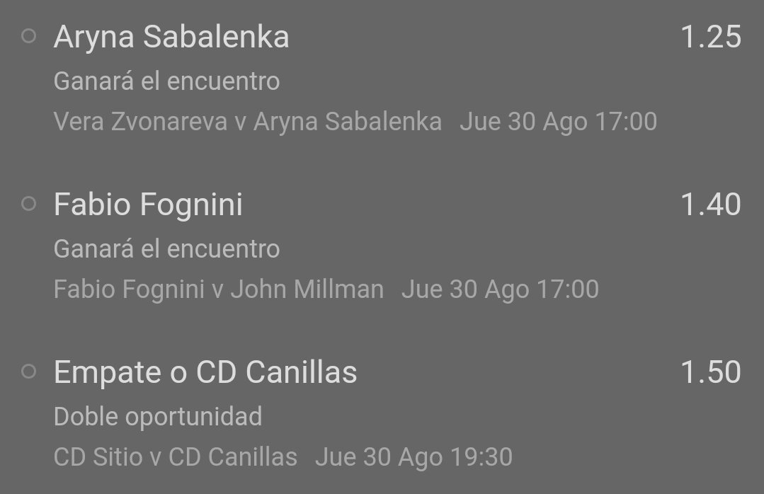 ReusBet's tweet photo. 🔸Apuesta 2

🔹Stake 3

▫️Mucha suerte a todos! https://t.co/SeDWF5VHMp
