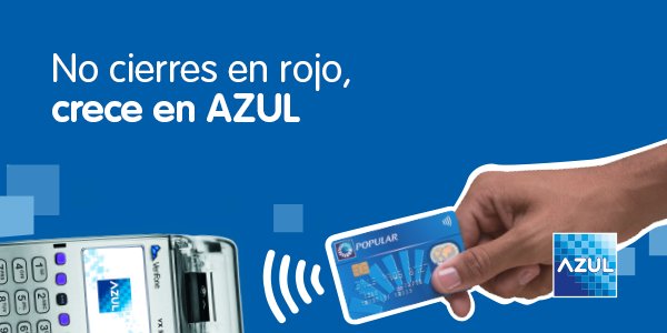 azuldominicana's tweet photo. Te brindamos soluciones de pagos con tarjetas para tu negocio físico, página web o aplicación móvil, con la seguridad y estabilidad que necesitas 😉.

#EvolucionandoConAZUL #PagosConTarjetas #Ecommerce #Verifone #Verifon #NFC #POS #Emprendedores #Negocio #PYME https://t.co/EdkXJZLsHq