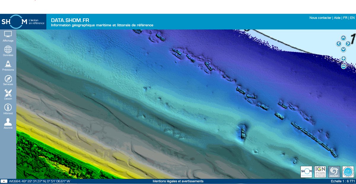 shom_fr's tweet photo. Découvrez votre #littoral en 3D!
Nouvelles données du relief sous-marin de #Normandie et des #HautsdeFrance en ligne.
En #opendata sur https://t.co/0fNnRkkH19 et visualisables sur https://t.co/8jJ3dPUi2o rubrique altimétrie littorale.
#Litto3D #érosion #submersion marine https://t.co/S4fVd8eXOe