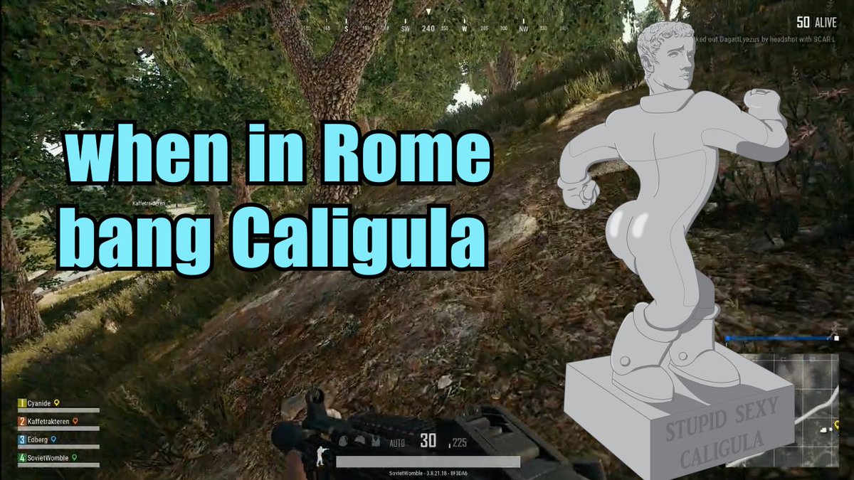 SovietWomble's tweet photo. Random PUBG Bullshittery (part 3) for those interested: https://t.co/DcqOsryTRU https://t.co/tP9sb91MET