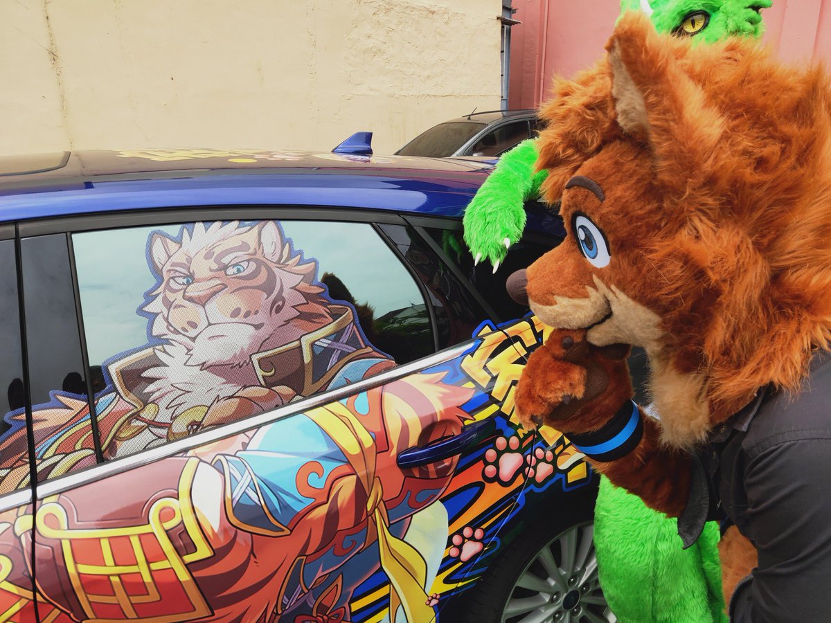 Wolfken 司狼on Twitter Nekojishi痛車 Fursuitfriday Jellytigers Baterfurry 戀風 炎上零