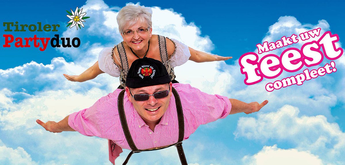 Vanaf nu exclusief bij Oktoberfeestartiesten.nl: Tiroler Partyduo! Een zeer betaalbare act van 30 min. met de bekendste Tiroler- en Schlagerhits! Ideaal voor sportverenigingen, café’s, clubs en privéfeesten!  🔹Tiroler Partyduo boeken? oktoberfeestartiesten.nl/schlagerarties…