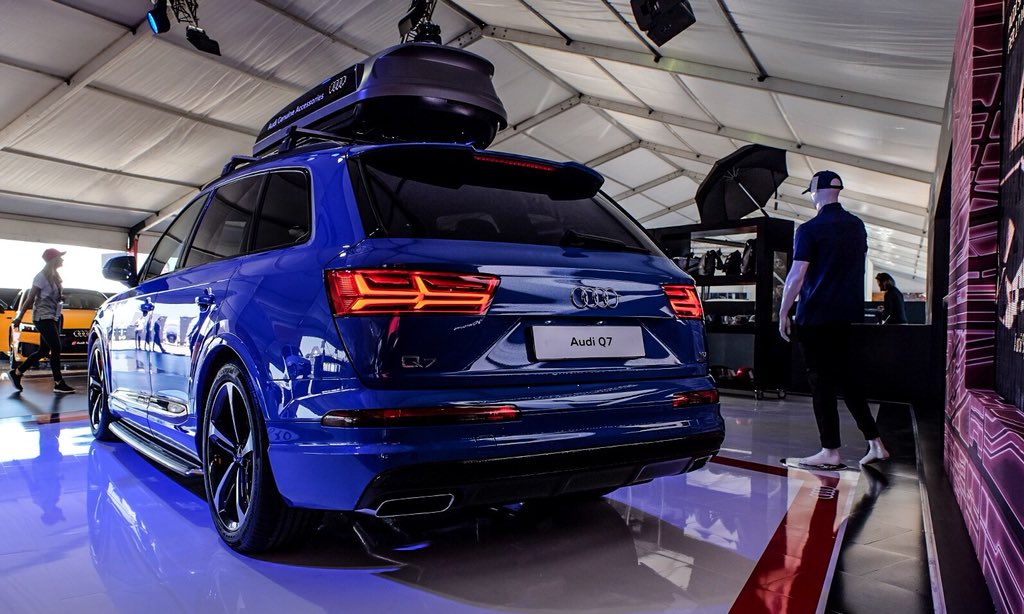 audisouthafrica's tweet photo. The #audishop at #fom2018 has got you covered. Make sure you visit this weekend. #audisouthafrica #audisport https://t.co/69GvGt319l