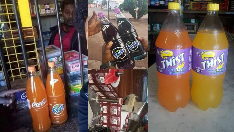 madammstainless's tweet image. What madness is this!this is on another level l swear l once bought a fake 2l coke it tasted different from that day l do not buy from  a spaza shop never!#FakeFoodCrackdown