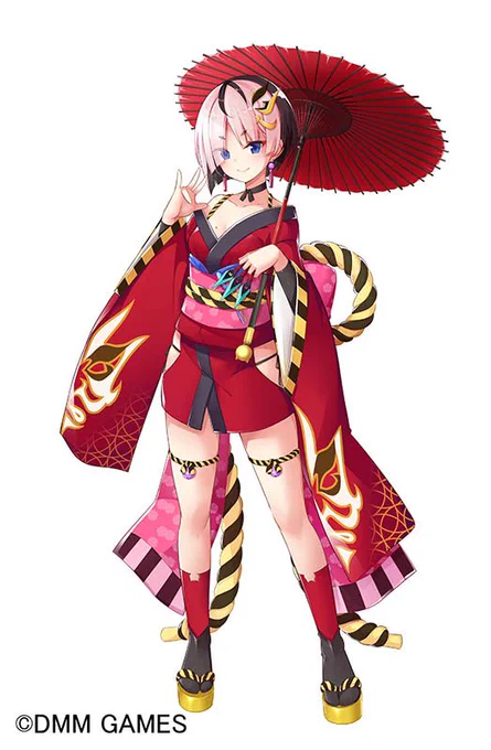 【告知】 様の『千年戦争アイギス』(にて新キャラクター、道化師『千両かぶき姫 紅牡丹』を担当させていただきました。現在、獲得できる緊急ミッション【東方のかぶき姫】も開催中ですのでどうぞよろしくお願いします!#千年戦争アイギス 