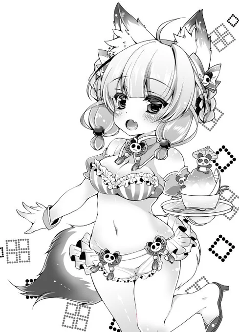 8月も終わり間近ですし、水着だったり薄着だったりする狐っこたちを完売した本から再掲🦊👍 