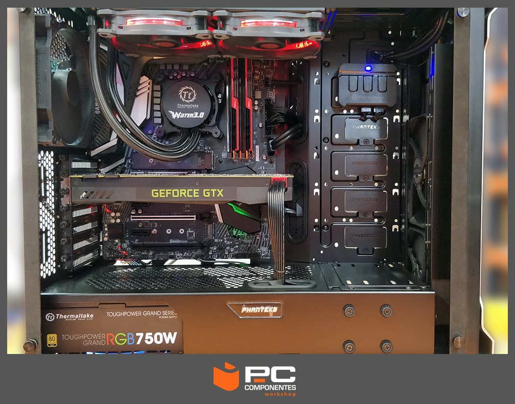 PcComponentesWS's tweet photo. Mirad qué maquinón hemos montado. Te gusta?

- MSI Z370 Gaming Pro Carbon
- Intel Core i7-8700K 3.7Ghz BOX
- G.Skill Trident Z DDR4 3200 PC4-25600 32GB 2x16GB CL14
- Zotac GTX 1080 8GB GDDR5X Bulk Edition

Toda la configuración aquí👉https://t.co/eIH8RExYae https://t.co/MB5h85mngH