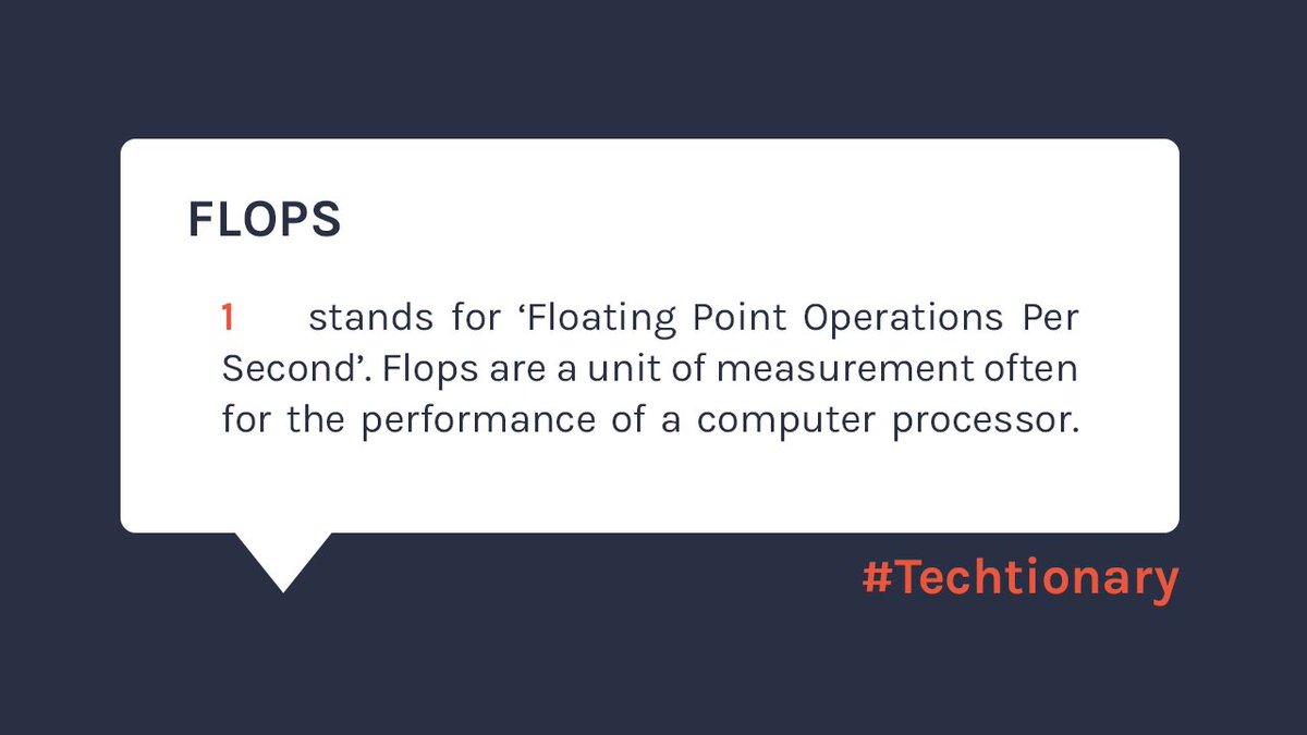sentisms's tweet image. #FLOPS - our tech phrase of the week from the Sentis #Techtionary