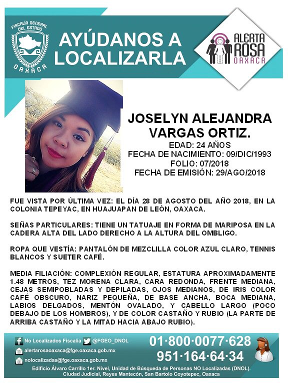 cortv's tweet photo. #ServicioSocial #AlertaRosa #Oaxaca https://t.co/ms44XtIojl