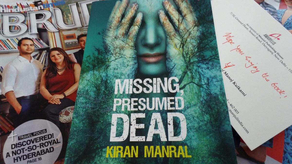 Look what just arrived! 
With a really sweet note from the publisher too!
Thank you @htbrunch @kiranmanral @amaryllispublishing 😍
Look forward to reading it soon.