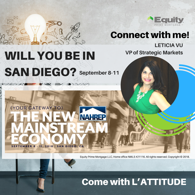epmortgages's tweet photo. The @NAHREP National Convention with L’Attitude is just over a week away!  Will you be attending? Let's Connect!  #nahrep #nahrepfamilia #nahrepnationalconvention #teamwork #collaboration #partnership #equityprime #Yourloanjourney https://t.co/FObt9iroqK