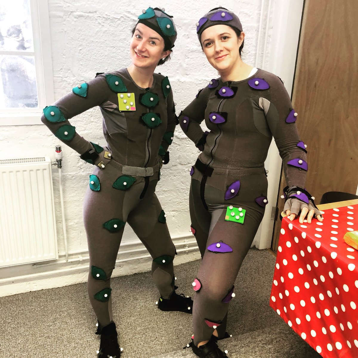 StiffAndKitsch's tweet photo. Let it never be said weโre not fashion forward... had a great day messing about @Imaginarium_UK Watch this space for โStiff & Kitsch: The Video Gameโ #notactuallythough #youllbewatchingthatspacegforareallylongtime https://t.co/HAnZMz4Bu8