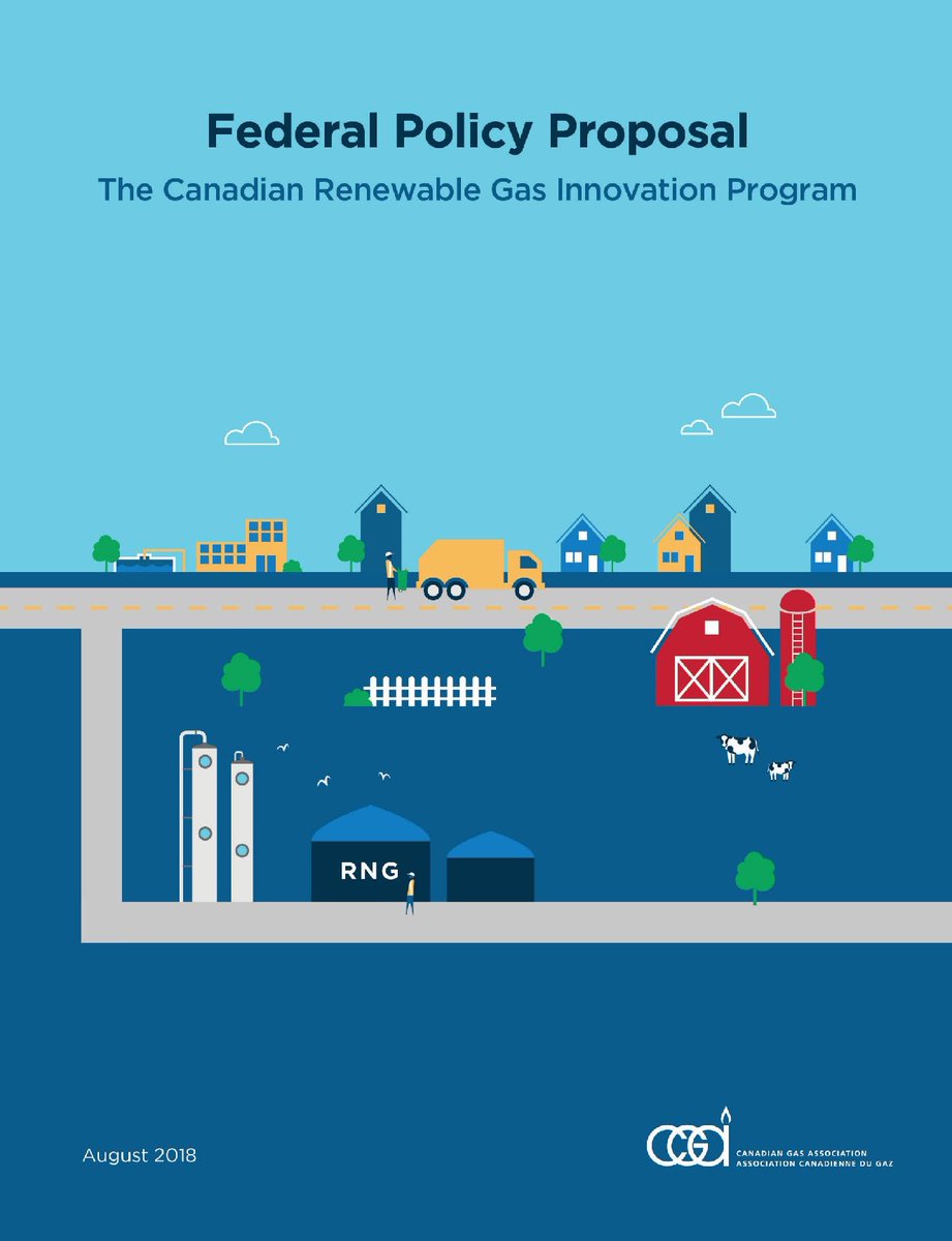 CGA's seeking support for a federal policy proposal for a Renewable Gas Innovation Program supporting the advancement of renewable gas project deployment, tech commercialization &amp; enhance federal laboratory #renewablegas R&amp;D capacity read the full report cga.ca/publications/