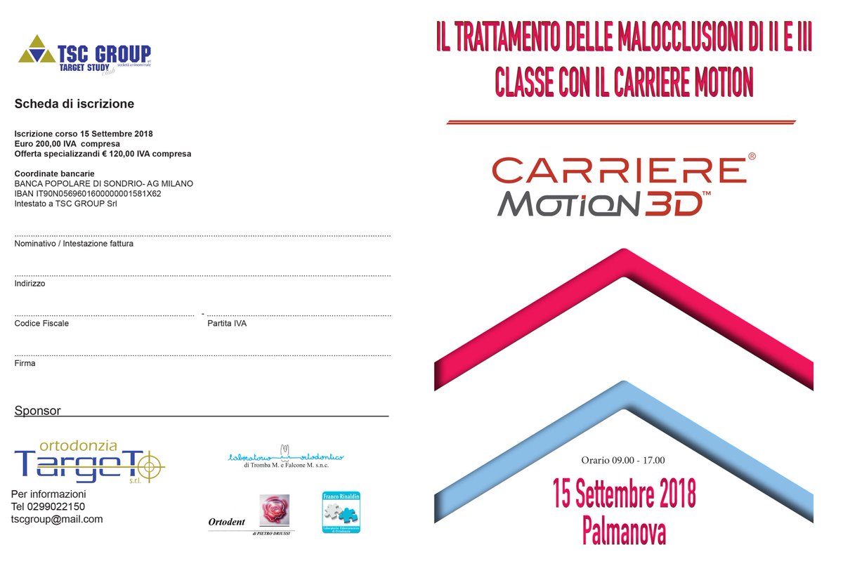 CORSO CARRIERE MOTION - Ultimi posti liberi - mailchi.mp/98c96a393c86/c…