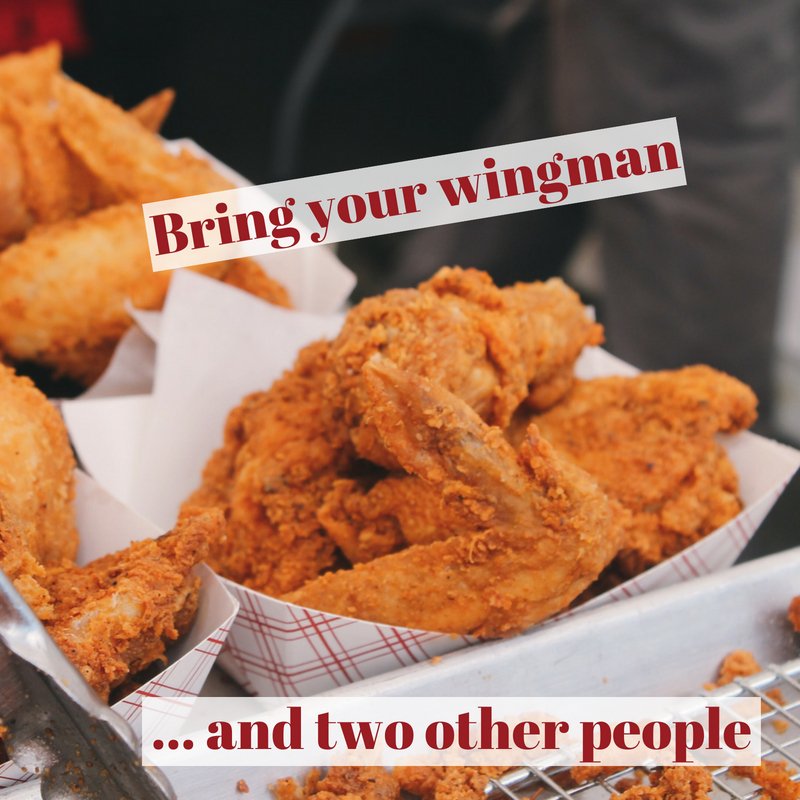 SFChickenCHS's tweet image. Enjoy one free ticket when you purchase three others with promo code FAMILY!  Bring the family or bring your friends, just get in on the chicken! 🐓🏈
.
#sfcc #familyfun #promocode #chs #friedchicken #southern #cookingchallenge #whowillwin