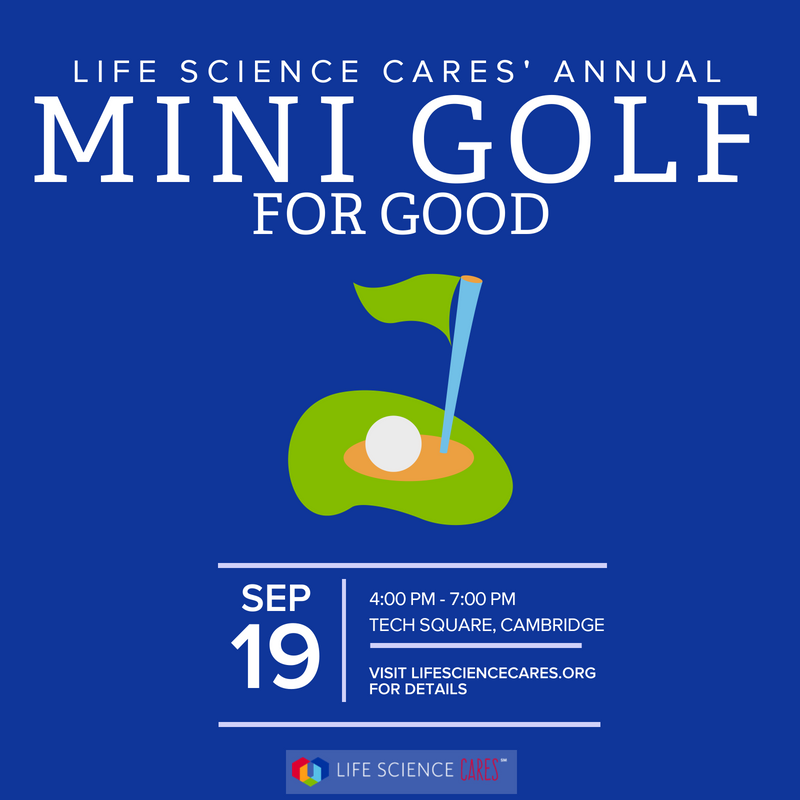 MassBio's tweet photo. 9 holes of mini golf, lawn games, food &amp; beer trucks and LOTS of networking. Join our friends @LS_Cares for #MiniGolfforGood and help fight poverty in Greater Boston! https://t.co/3HOEuJrsjF https://t.co/4oVlN0yYZ4