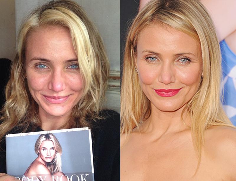  Happy bday Cameron Diaz! ¿Cómo la prefieres? ¿Con o sin maquillaje?  