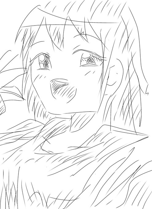 よくわかんない5分タブレット指落書き 