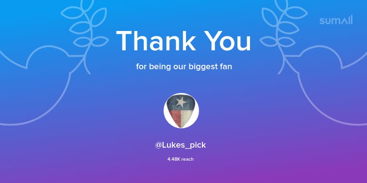 RecordPicks's tweet image. Our biggest fans this week: @Lukes_pick. Thank you! via sumall.com/thankyou?utm_s…