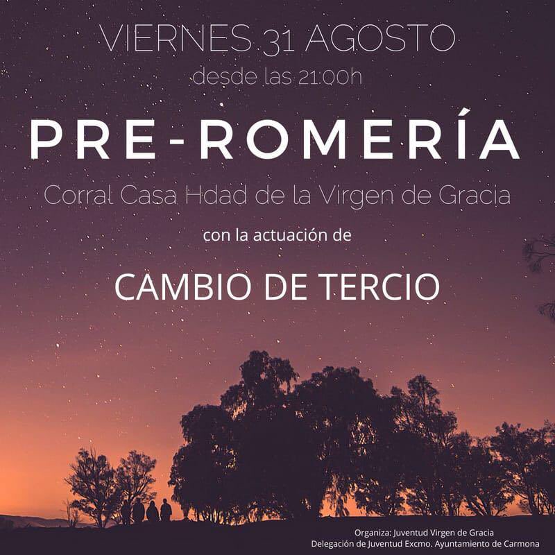 Pre-Romería de la Virgen de Gracia. Carmona, nuestra Carmona #preromeria #Novena2018 #SeptiembredeGracia