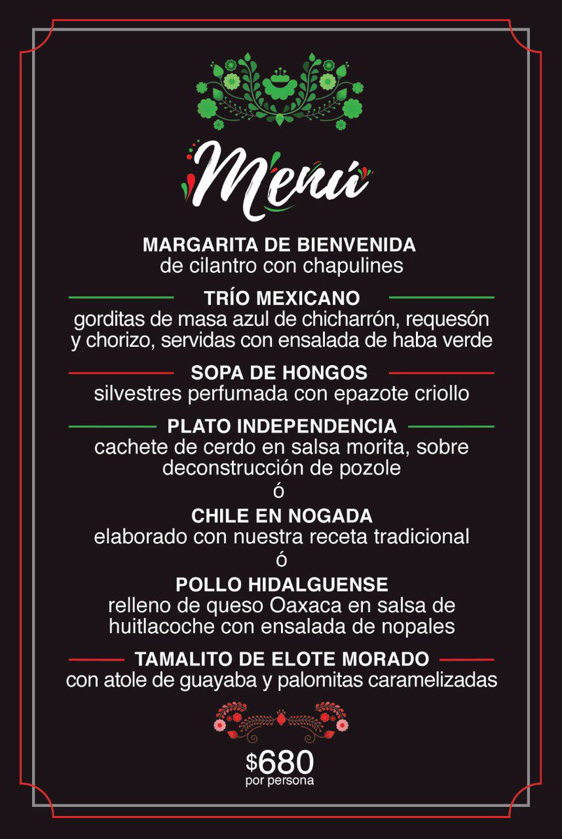 Sommelier74's tweet photo. Acompáñenos a celebrar el grito de independencia, en su restaurante Mercaderes!!!
Hagan sus reservaciones, no se lo pueden perder!!!! https://t.co/MuPrKmQ11j