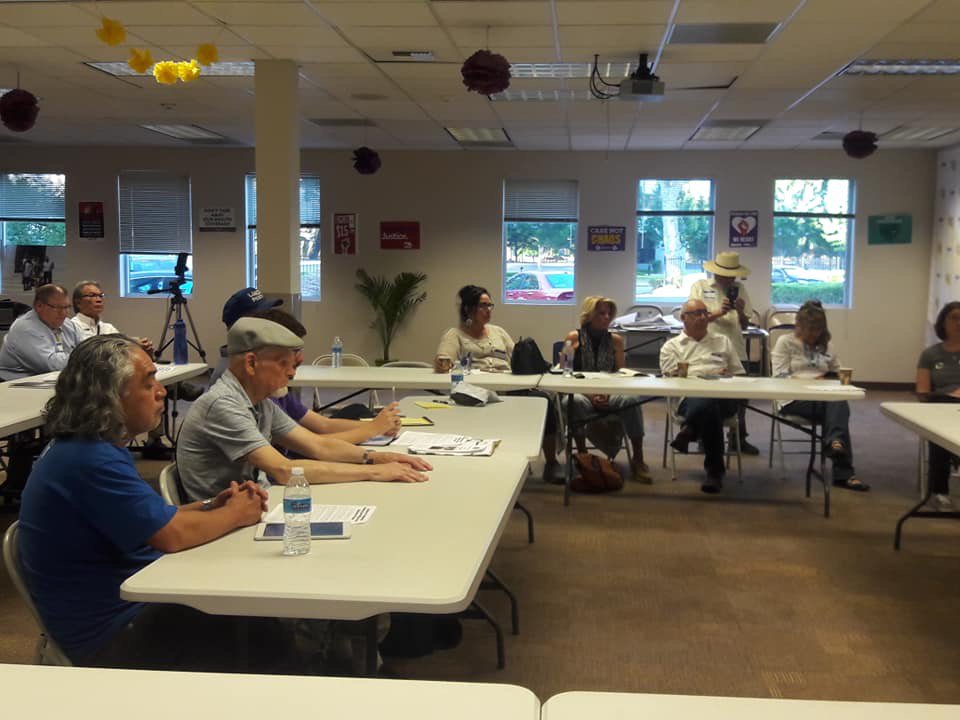 PeoplesParty_US's tweet photo. ⭕ @nick_brana talking about MPP’s efforts toward a party for the working-class at our Sacramento labor forum last night!  

Like Tuesday night in San Francisco, dozens of progressives and labor leaders from a cross section of groups met to discuss.  #WorkingClassRising https://t.co/7kplaYY2ho