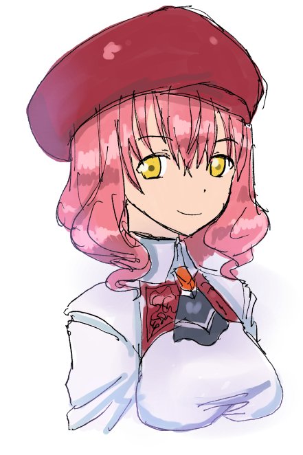 うにゃペンで落書き。描きやすいペンですね😄 