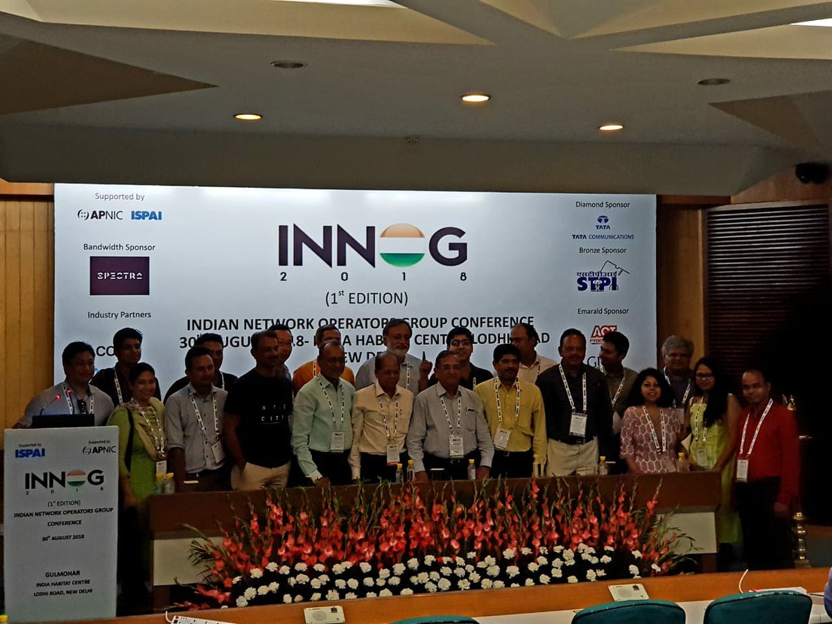 AmritaChoudhury's tweet photo. Community at #INNOG @drgovind4 @sunnyapnic @subhapa @anurag_bhatia @RupeshK82442253 #APNIC #ISPAI #ISOCAPAC #ICANN https://t.co/dSKQlMA68X