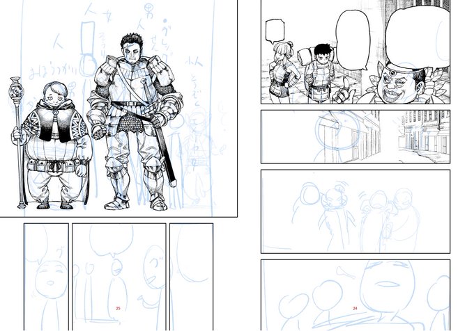 つぐもも 今日の進捗 新キャラ出る時、ネーム段階ではキャラデザしないので作画に入ってから苦しむ。明日は歯医者と用事があるから仕事できないかも 