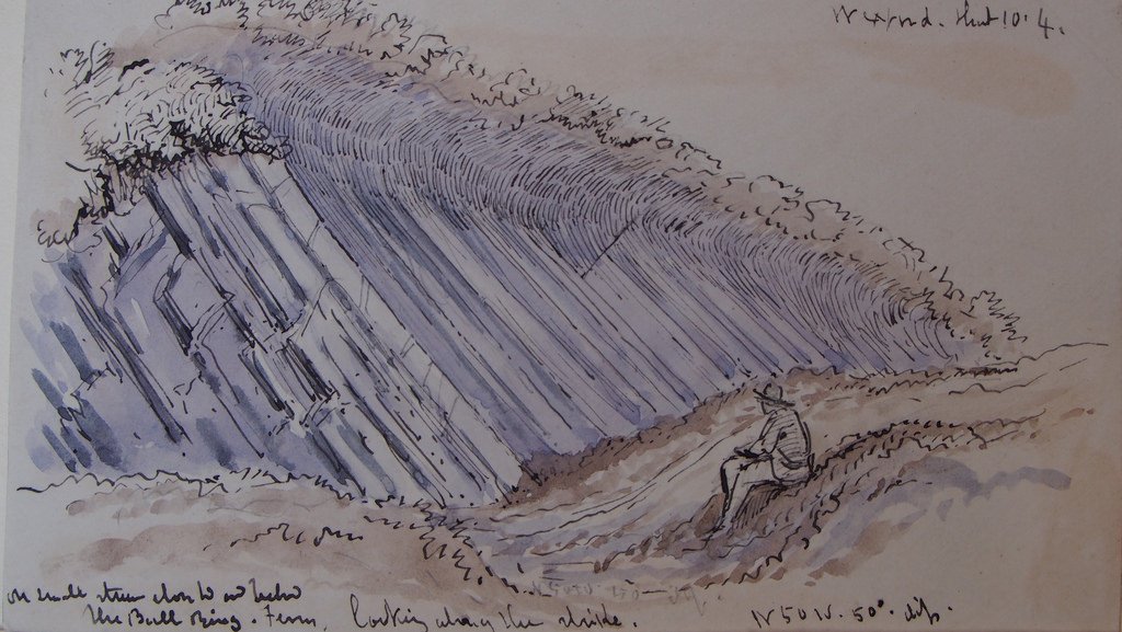 GsiGroundwater's tweet photo. Going back in time for #TZThursday! Glacial shearing of Ordovician Volcanics beautifully recorded in Ferns #Wexford by Du Noyer in 1855. Check out our viewer for more incredible drawings, or go and see the real McCoy in @NMIreland before Sept 30th
https://t.co/wDG6Er2xsn https://t.co/HLQkOMT0yL