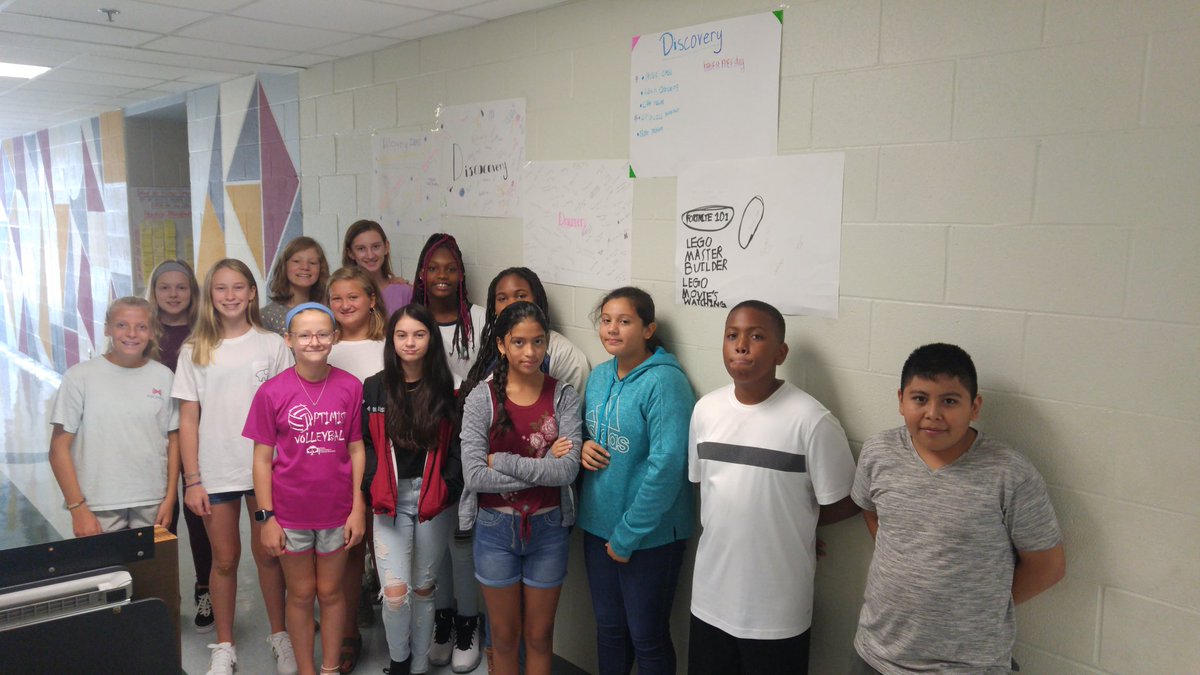 Great minds coming up with Great Discovery ldeas for the new school year.