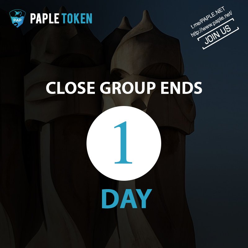 papletoken's tweet photo. #Paple's Close Group Sale get 35% Bonus! Ends in 1 Days! Get your tokens today at https://t.co/rBayr4z78m
#blockchain #organic #organicfarming #farming #farmer #ERC20 #foodadultration #Gohealthy #healthydiet #stayhealthy #token #tokenoftheyear #tge #sale #tokensale #papletoken https://t.co/la0BNtpKx3