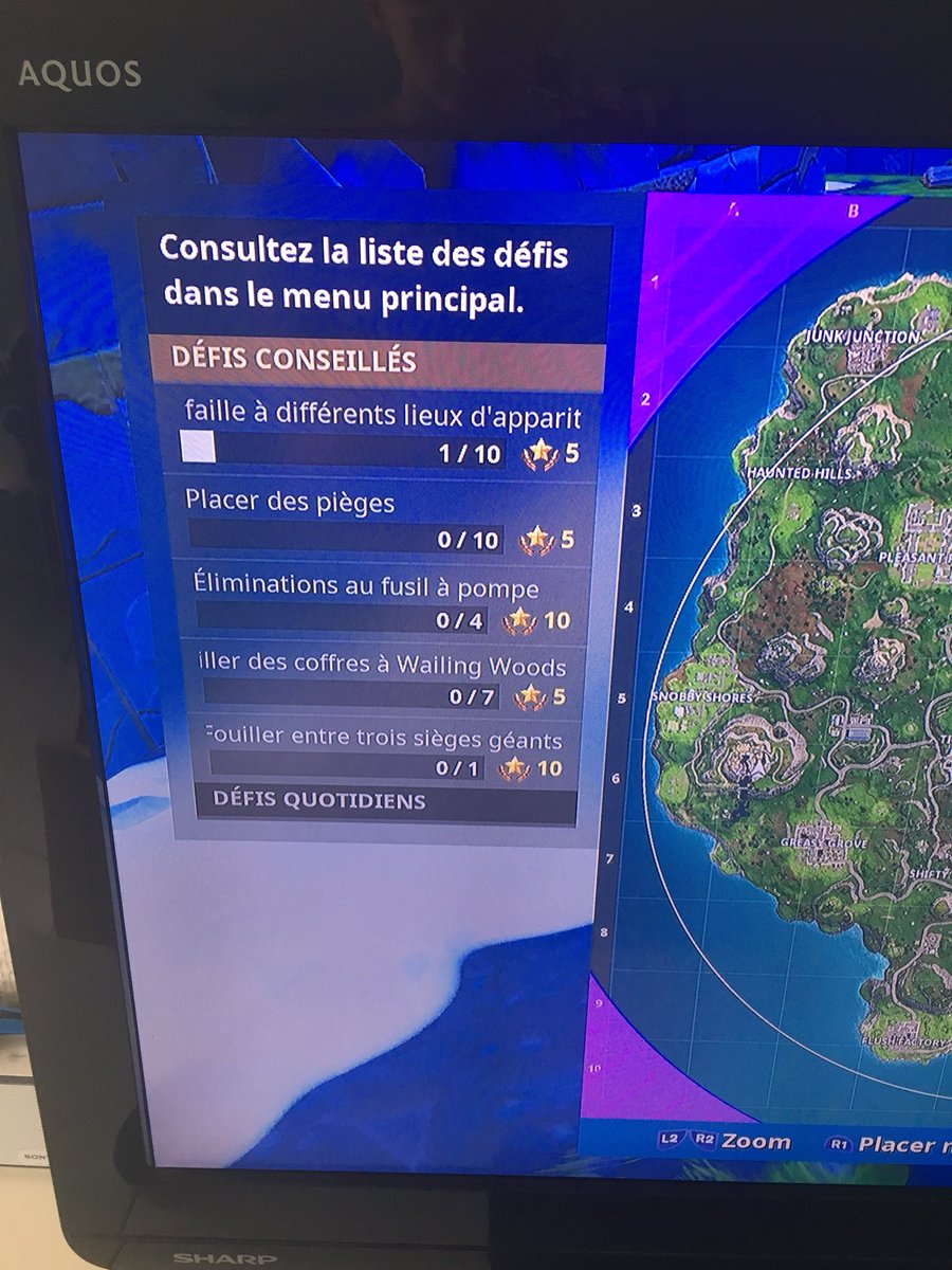 Fortnite terrain de jeu bug