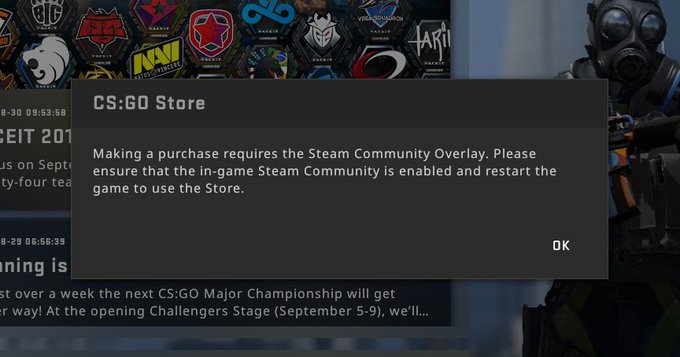 Cs Go でsteamオーバーレイが有効にならずゲーム内からアイテムが購入出来ないのを解決する方法 Negitaku Org Blog