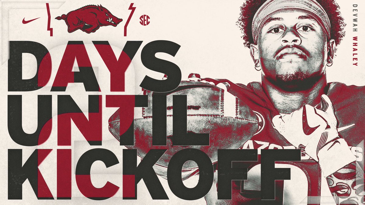 RazorbackFB's tweet photo. ⏳👀
#WPS https://t.co/M4ETRdbLqY