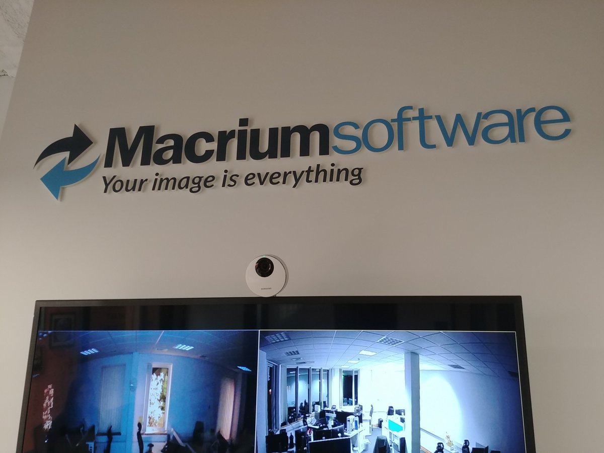 macrium's tweet photo. Our Denver Sales &amp; Support office just got a bit of love. The new graphics (and the team!) are looking great. https://t.co/ZrznkCL21O