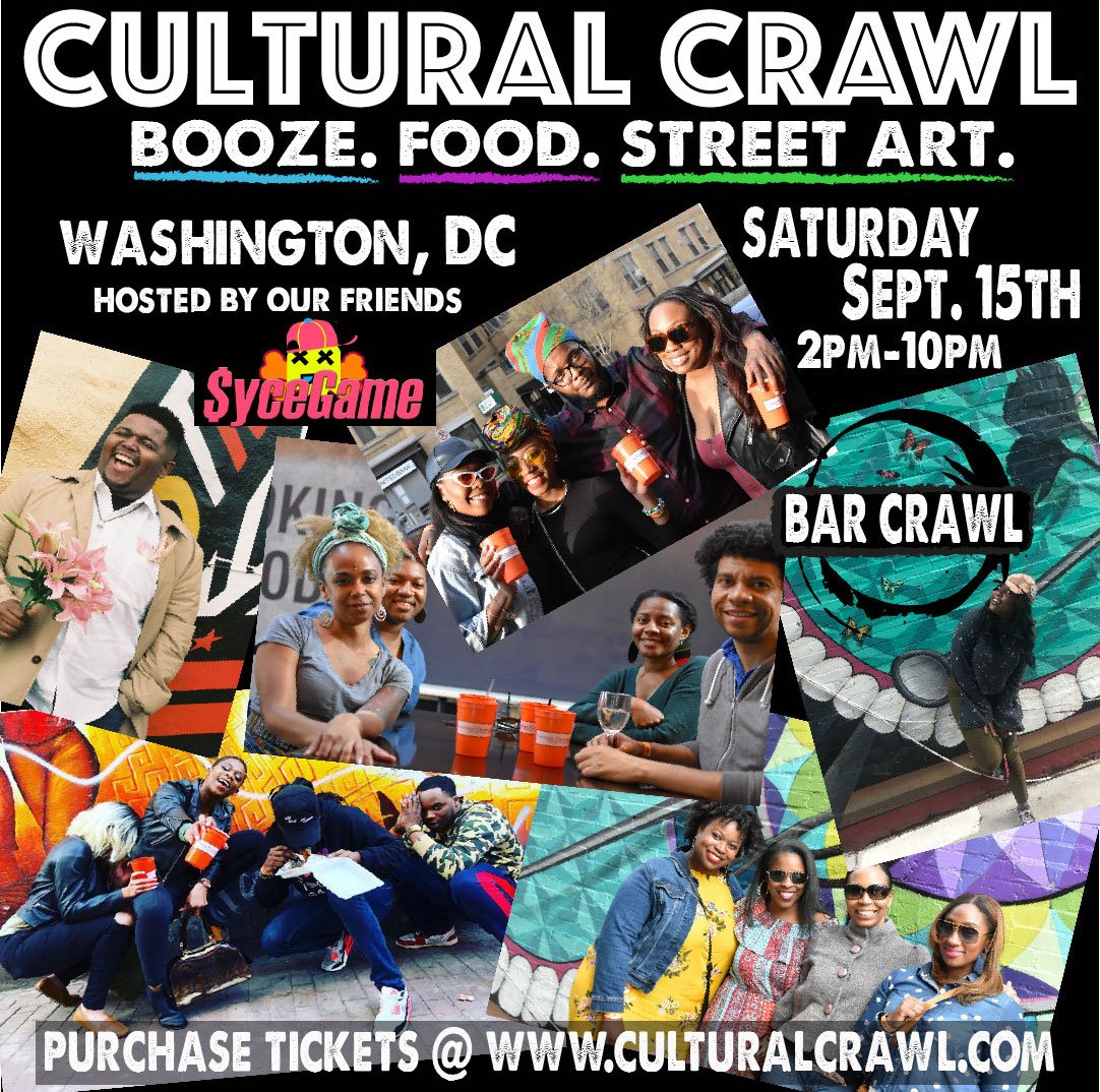 CulturalCrawl's tweet photo. Ready or Not here we come...AGAIN! 😈 #CulturalCrawlDC takes place Sat. 9/15.  Our friends @SyceGameEvents are hosting so you def don't want to miss this one! Check them out for giveaways and discounts. Early Bird tix on sale now! : https://t.co/5YfZiawG1H https://t.co/hTKA1cYmoV