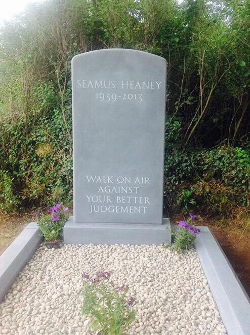 Walk on air against your better judgement. 

Seamus Heaney left us five years ago today. We remember him.