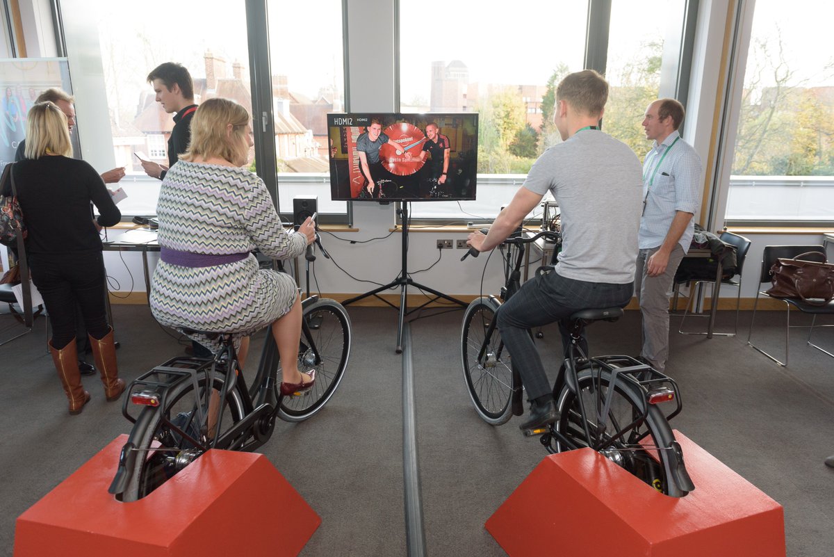 All hail pedal power! 🚴‍♀️ The 2018 Cambridge Festival of Cycling will run throughout next month, so what better time for a #ThrowbackThursday to last year's clic+ conference when <a href="/OutspokenTrain/">Outspoken Training</a> made an appearance? #events