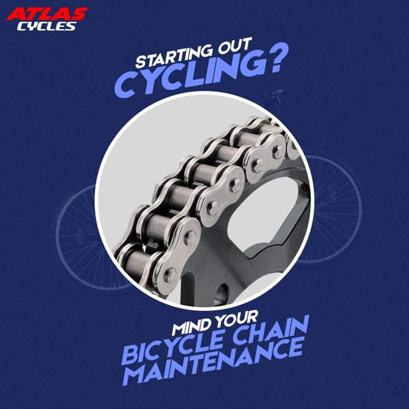 atlas_cycles's tweet photo. #CyclingTip: Keep your bike’s chain lubricated and clean for the smooth ride.
#ATLASCycles #ATLASIndia #Tips #BicycleTips https://t.co/LiT7su9aVy